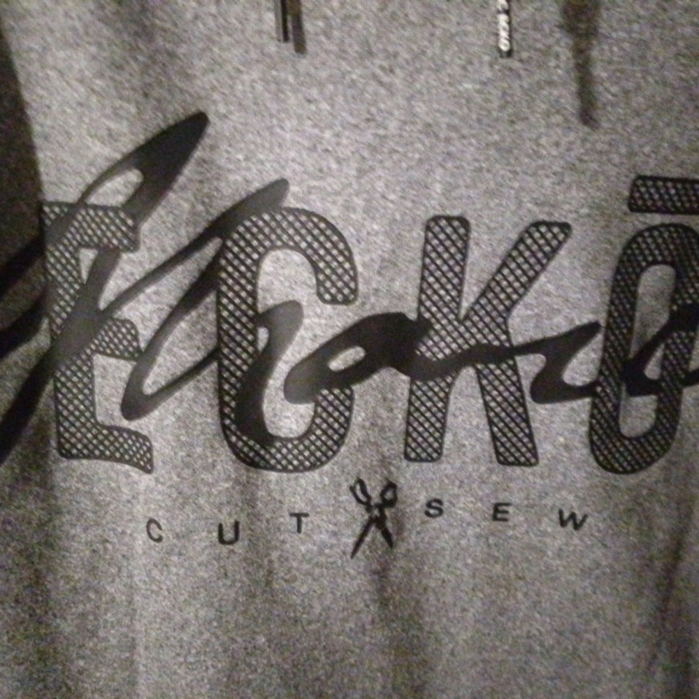 Ecko Unlimited Men's Gray Hoodie Sweatshirt